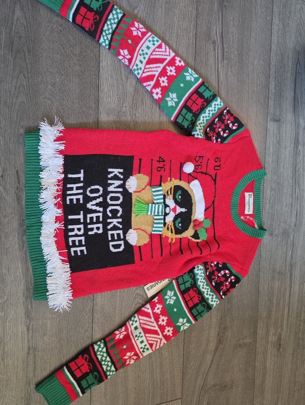 Ugly Christmas Sweater Cat - Picture 2 of 3